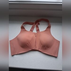 Knix Catalyst Zip Front Sports Bra - Pink Ginger Color